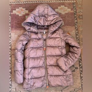 Save the Duck Kids Gracie Quilted Puffer Jacket in Misty Rose